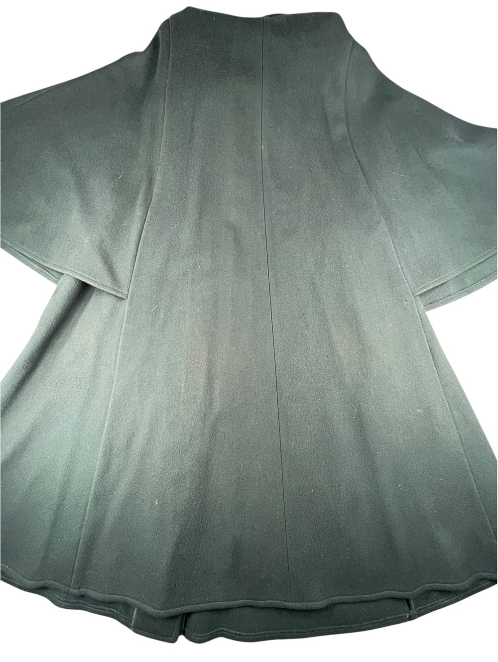 Vintage Spencer Douglas Wool Cape Coat Made in USA Scarf Funnel Neck - Picture 3 of 9
